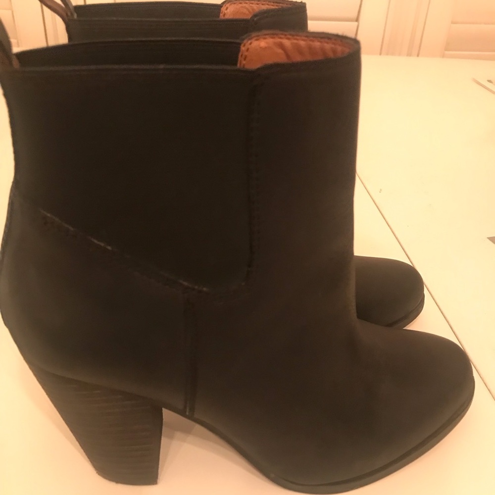 Lucky brand black booties